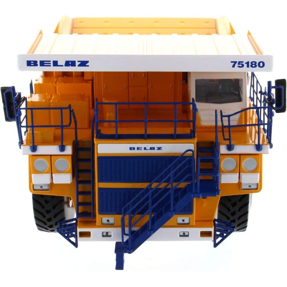 BELAZ 75180 Mining Dump Truck White Body - Scale 1:50 