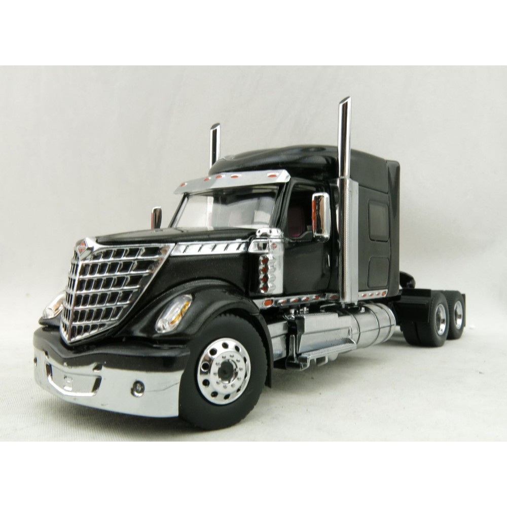 Diecast Masters 71023 - International LoneStar Sleeper Cab Truck Black - Scale 1:50