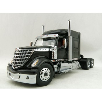 Diecast Masters 71023 - International LoneStar Sleeper Cab Truck Black - Scale 1:50