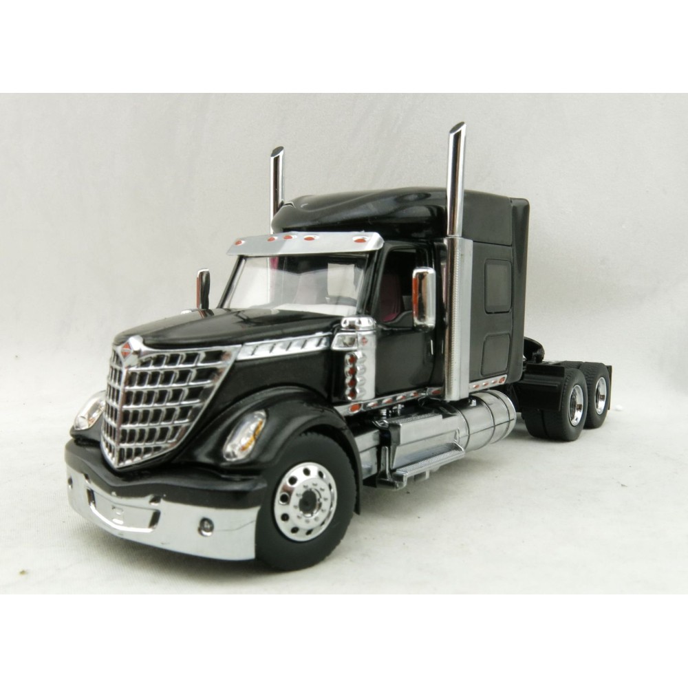 Diecast Masters 71023 - International LoneStar Sleeper Cab Truck Black - Scale 1:50
