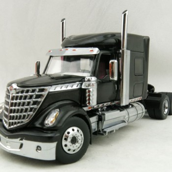 Diecast Masters 71023 - International LoneStar Sleeper Cab Truck Black - Scale 1:50