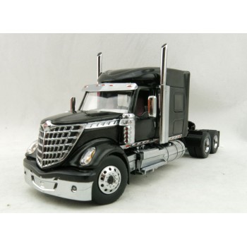 Diecast Masters 71023 - International LoneStar Sleeper Cab Truck Black - Scale 1:50