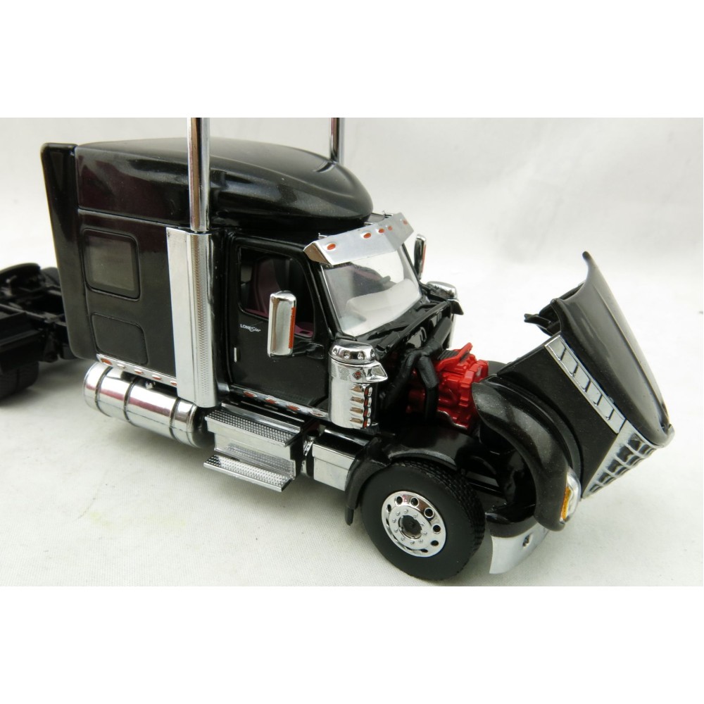 Diecast Masters 71023 - International LoneStar Sleeper Cab Truck Black - Scale 1:50