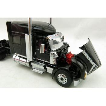 Diecast Masters 71023 - International LoneStar Sleeper Cab Truck Black - Scale 1:50