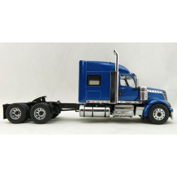 Diecast Masters 71026 - International LoneStar Sleeper Cab Truck Blue Metallic - Scale 1:50