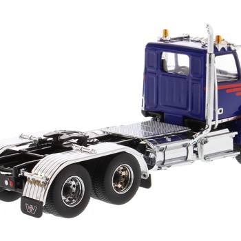 Diecast Masters 71039 - Western Star 4700 SB Tandem Day Cab Blue  - Scale 1:50