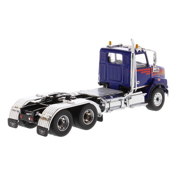 Diecast Masters 71039 - Western Star 4700 SB Tandem Day Cab Blue  - Scale 1:50