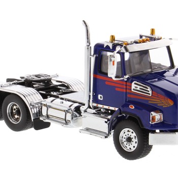 Diecast Masters 71039 - Western Star 4700 SB Tandem Day Cab Blue  - Scale 1:50