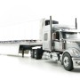 Diecast Masters 71043 - International LoneStar Truck Silver with 53' Chrome Plated Refrigerated Trailer - Scale 1:50