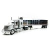 Diecast Masters 71043 - International LoneStar Truck Silver with 53' Chrome Plated Refrigerated Trailer - Scale 1:50