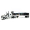 Diecast Masters 71043 - International LoneStar Truck Silver with 53' Chrome Plated Refrigerated Trailer - Scale 1:50