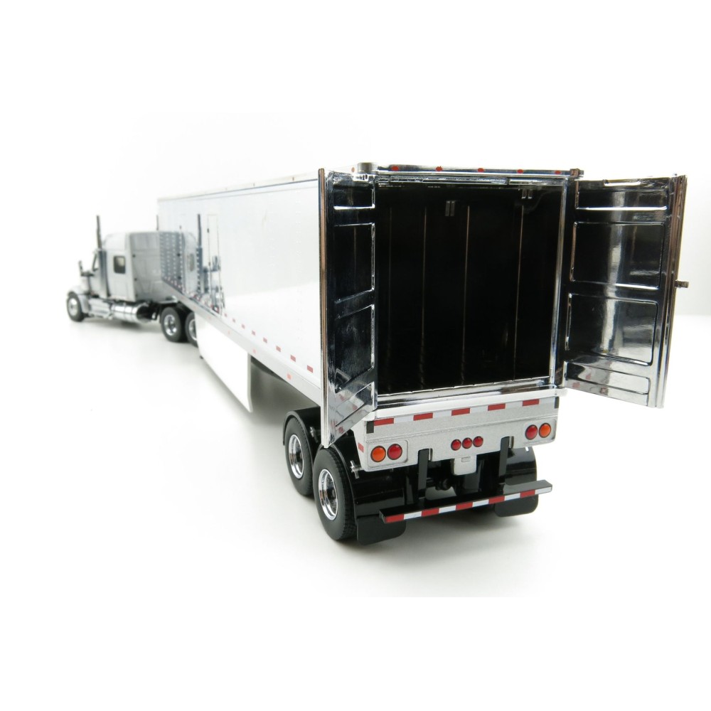 Diecast Masters 71043 - International LoneStar Truck Silver with 53' Chrome Plated Refrigerated Trailer - Scale 1:50
