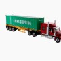 Diecast Masters 71045 - International LoneStar Truck red with Skel Trailer 40ft China Shipping Container - Scale 1:50