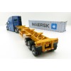 Diecast Masters 71048 - Freightliner New Cascadia Blue with Skel 40ft Sea Container Maersk - Scale 1:50
