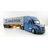 Diecast Masters 71048 - Freightliner New Cascadia Blue with Skel 40ft Sea Container Maersk - Scale 1:50