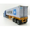 Diecast Masters 71048 - Freightliner New Cascadia Blue with Skel 40ft Sea Container Maersk - Scale 1:50