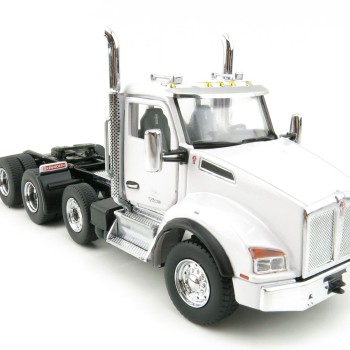 Diecast Masters 71058 - Kenworth T880  Tandem Metallic white SBFA Day Cab Pusher-Axle Prime Mover - Scale 1:50