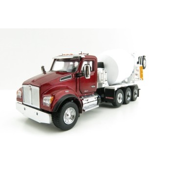 Diecast Masters 71062 - Kenworth T880 SBFA Red Cement Mixer McNeilus BridgeMaster Mixer   - Scale 1:50