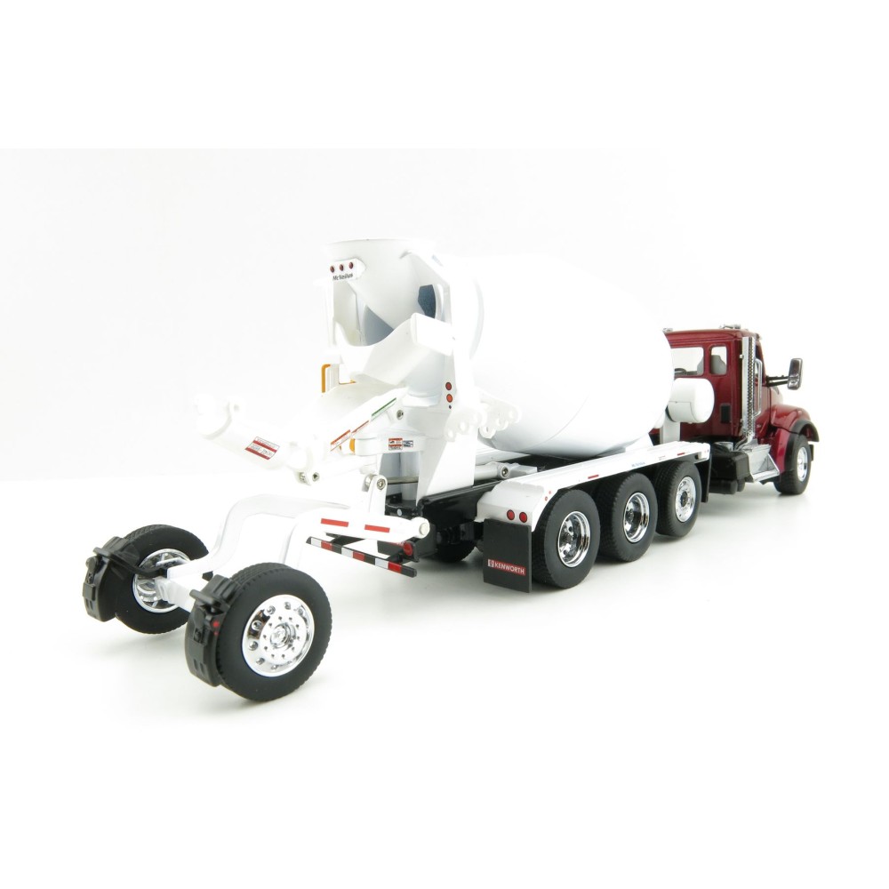 Diecast Masters 71062 - Kenworth T880 SBFA Red Cement Mixer McNeilus BridgeMaster Mixer   - Scale 1:50