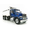 Diecast Masters 71073 - Peterbilt 567 Dump Truck Blue with Chromed Dump Body  - Scale 1:50