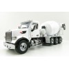 Diecast Masters 71074 - Peterbilt 579 Truck White with McNeilus Bridgemaster Concrete Mixer  - Scale 1:50
