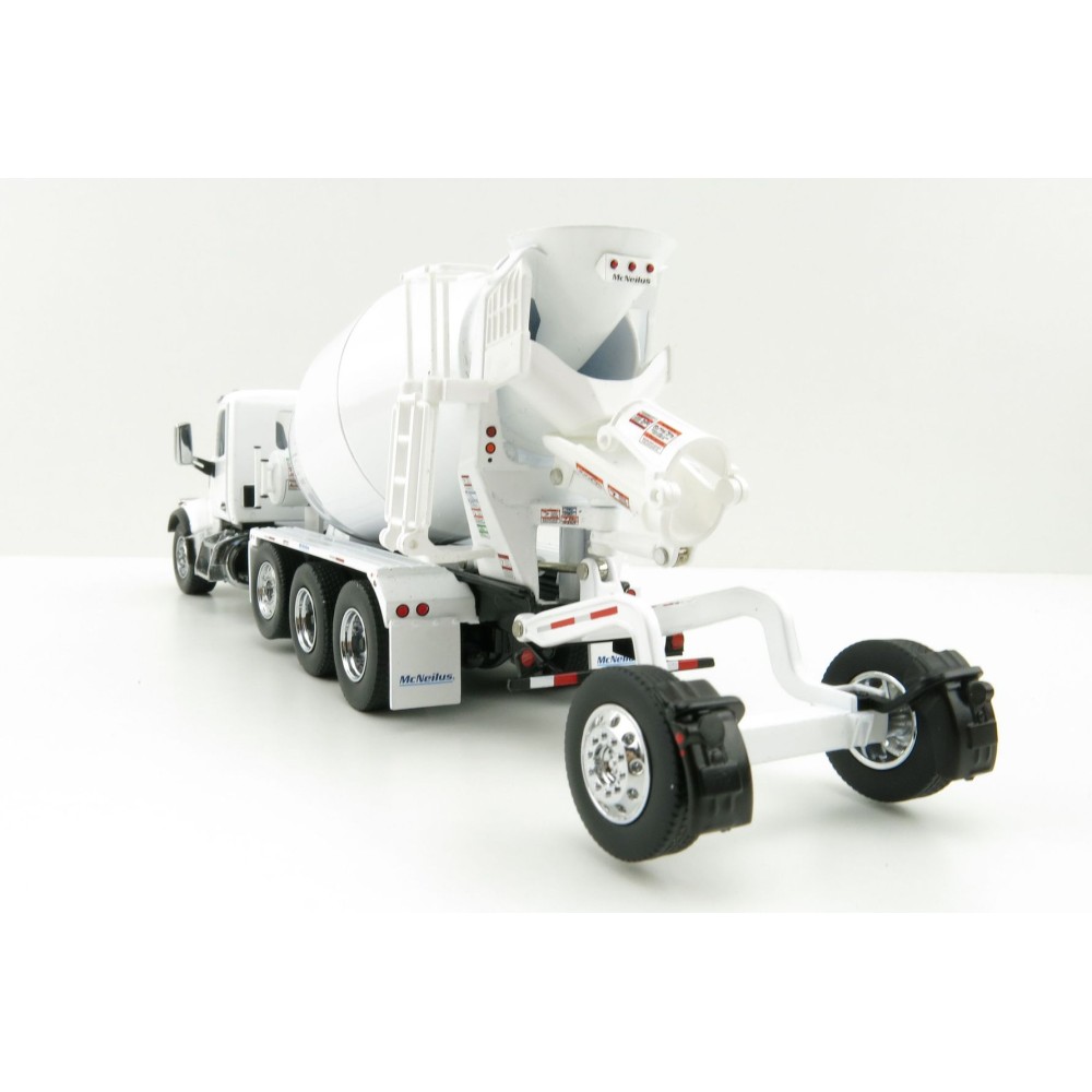 Diecast Masters 71074 - Peterbilt 579 Truck White with McNeilus Bridgemaster Concrete Mixer  - Scale 1:50