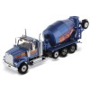 Diecast Masters 71075 - Western Star 4900 Blue Metallic Cement Mixer McNeilus BridgeMaster - Scale 1:50 