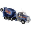 Diecast Masters 71075 - Western Star 4900 Blue Metallic Cement Mixer McNeilus BridgeMaster - Scale 1:50 