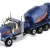 Diecast Masters 71075 - Western Star 4900 Blue Metallic Cement Mixer McNeilus BridgeMaster - Scale 1:50 