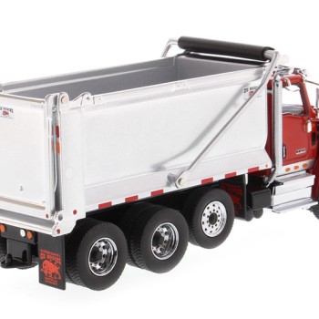 Diecast Masters 71076 - International HX620 SB Red Dump Truck OX Stampede - Scale 1:50