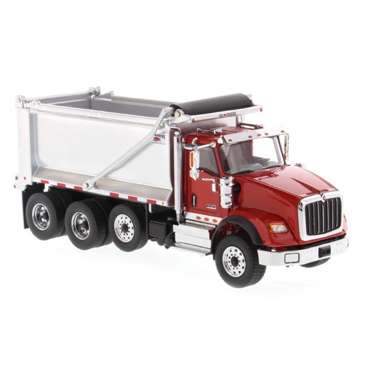 Diecast Masters 71076 - International HX620 SB Red Dump Truck OX Stampede - Scale 1:50