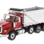 Diecast Masters 71076 - International HX620 SB Red Dump Truck OX Stampede - Scale 1:50