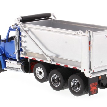 Diecast Masters 71078 - Kenworth T880 Metallic Blue Dump Truck OX Stampede - Scale 1:50