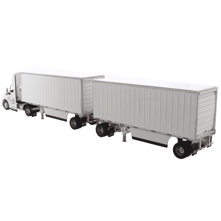 Diecast Masters 71099 - Peterbilt 579 UltraLoft Prime Mover 4x2 with 2x Wabash National 28ft Pup Trailer - Scale 1:50