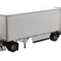 Diecast Masters 71099 - Peterbilt 579 UltraLoft Prime Mover 4x2 with 2x Wabash National 28ft Pup Trailer - Scale 1:50