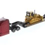 Diecast Masters 84419 - Peterbilt Model 579 UltraLoft Truck with Lowboy Trailer and Cat D5M Dozer - Scale 1:87