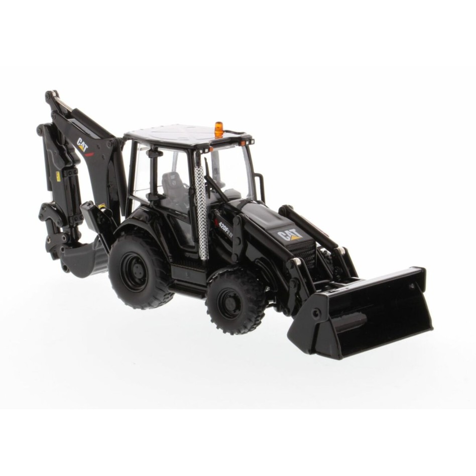 Diecast Masters 85234 - Caterpillar CAT 420F2 IT Backhoe Loader Black 30th Anniversary Edition - Scale 1:50