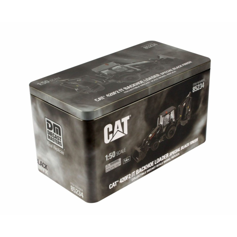 Diecast Masters 85234 - Caterpillar CAT 420F2 IT Backhoe Loader Black 30th Anniversary Edition - Scale 1:50