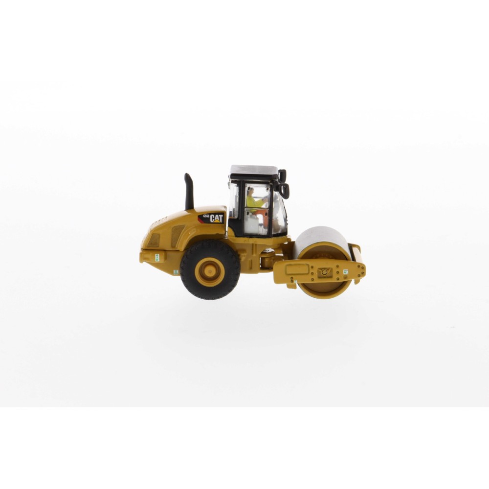 Diecast Masters 85246 - CAT Caterpillar CS56 Smooth Compactor Roller - Scale 1:87