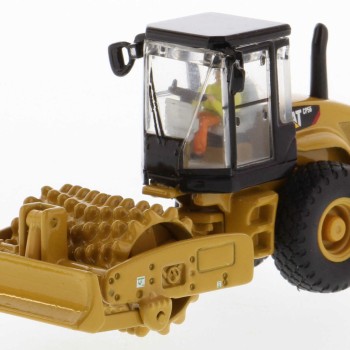 Diecast Masters 85247 - CAT Caterpillar CS56 Padfoot Compactor Roller - Scale 1:87
