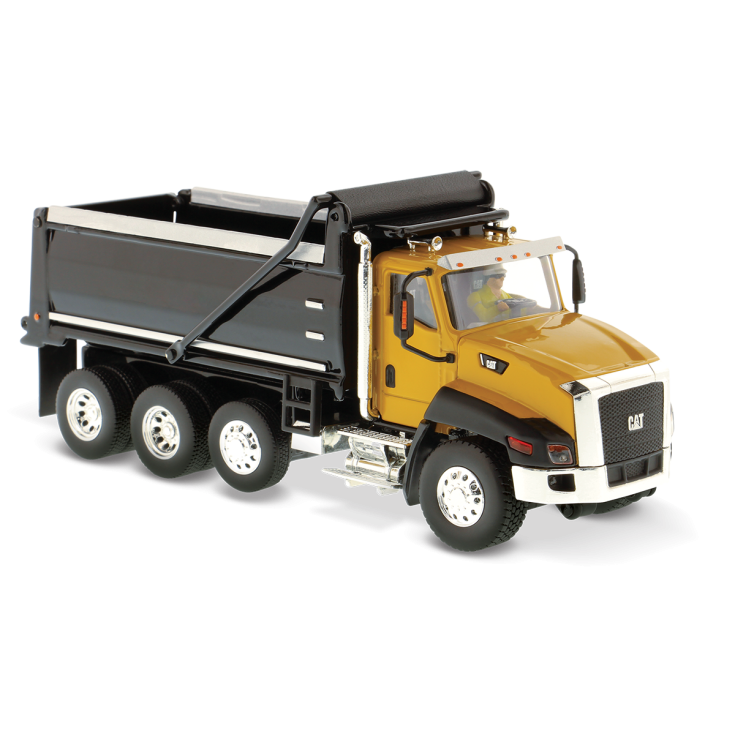 Diecast Masters 85290 C - Caterpillar CAT CT 660 Dump Truck - Yellow - Scale 1:50