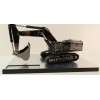 Diecast Masters 85547 - Caterpillar CAT 390F L Hydraulic Excavator Gunmetal Chrome Commemorative Series - Scale 1:50