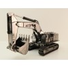 Diecast Masters 85547 - Caterpillar CAT 390F L Hydraulic Excavator Gunmetal Chrome Commemorative Series - Scale 1:50