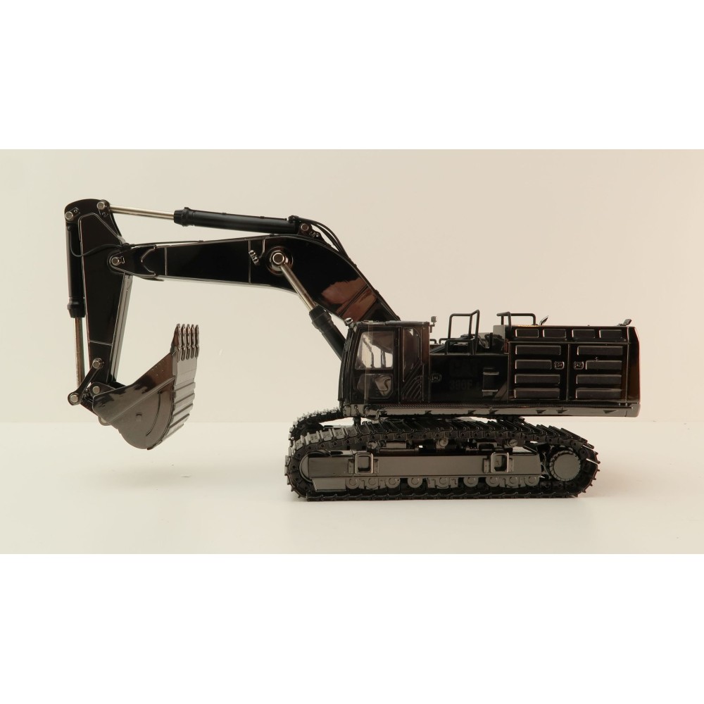 Diecast Masters 85547 - Caterpillar CAT 390F L Hydraulic Excavator Gunmetal Chrome Commemorative Series - Scale 1:50