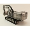Diecast Masters 85547 - Caterpillar CAT 390F L Hydraulic Excavator Gunmetal Chrome Commemorative Series - Scale 1:50