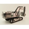 Diecast Masters 85547 - Caterpillar CAT 390F L Hydraulic Excavator Gunmetal Chrome Commemorative Series - Scale 1:50