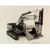 Diecast Masters 85547 - Caterpillar CAT 390F L Hydraulic Excavator Gunmetal Chrome Commemorative Series - Scale 1:50