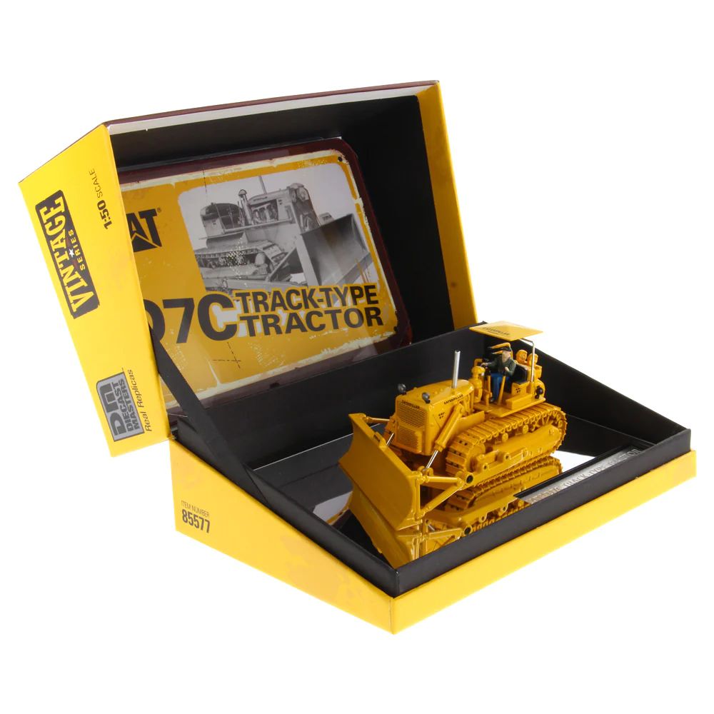 Diecast Masters 85577 - Caterpillar CAT  D7C Track Type Tractor Dozer Vintage Series - Scale 1:50