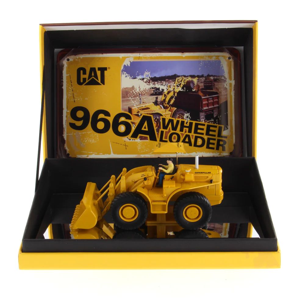 Diecast Masters 85579 - Caterpillar CAT 966A Wheel Loader Vintage Series - Scale 1:50