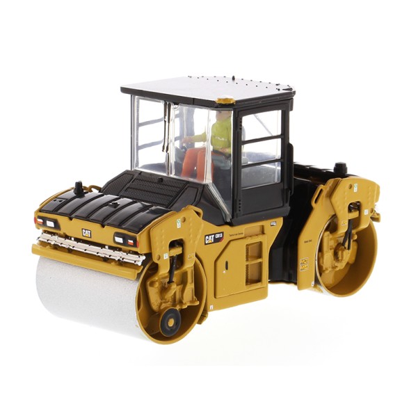 Diecast Masters 85595 - Caterpillar CAT CB-13 Tandem Vibratory Roller with Cab - Scale 1:50
